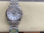 ARF Rolex Datejust 89.6g White MOP Face Diamonds Markers 31mm 2236 Movement Watch